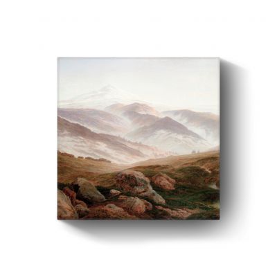 Erinnerung an das Riesengebirge door Caspar David Friedrich