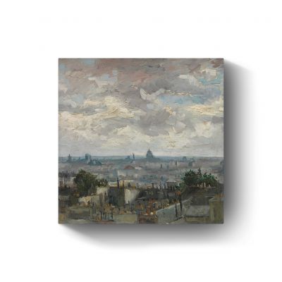 Gezicht op Parijs  door Vincent van Gogh