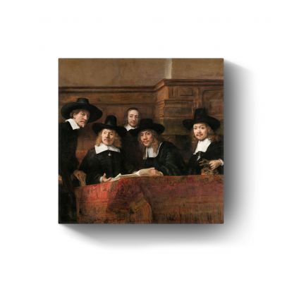 Het college van staalmeesters door Rembrandt van Rijn