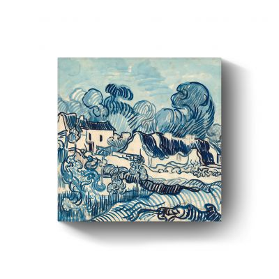 Landscape with houses door Vincent van Gogh