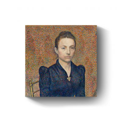 Portrait of the artist's sister door George Lemmen