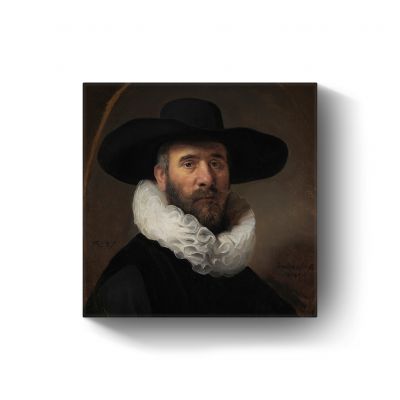 Portret van Dirck Jansz. Pesser door Rembrandt van Rijn