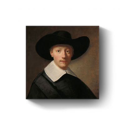 Portret van een man bekend als Gozen Centen door Govert Flinck