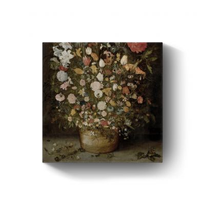 Bloemen in pot door Jan Brueghel
