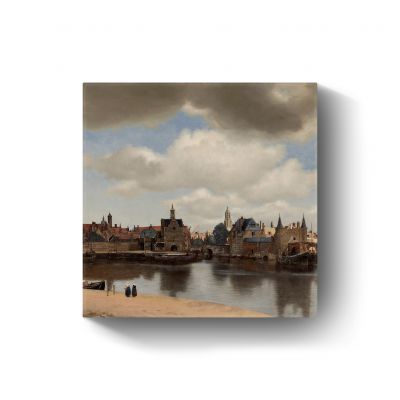 Gezicht op Delft door Johannes Vermeer